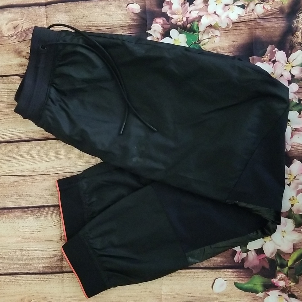 Under Armour Celliant Track Pants, Large, Black/ Orange